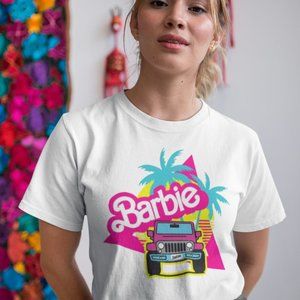 Let's go Party, Barbie T-Shirt, Barbie Jeep